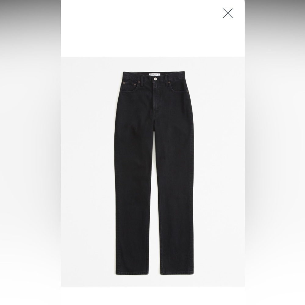 NWOT A&F The 90s Straight Ultra High Rise